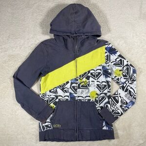 Y2k Roxy Zip-Up Hoodie